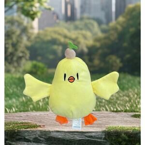 Daiso Chick Yellow Duckling 11" Stuffed Animal Bird